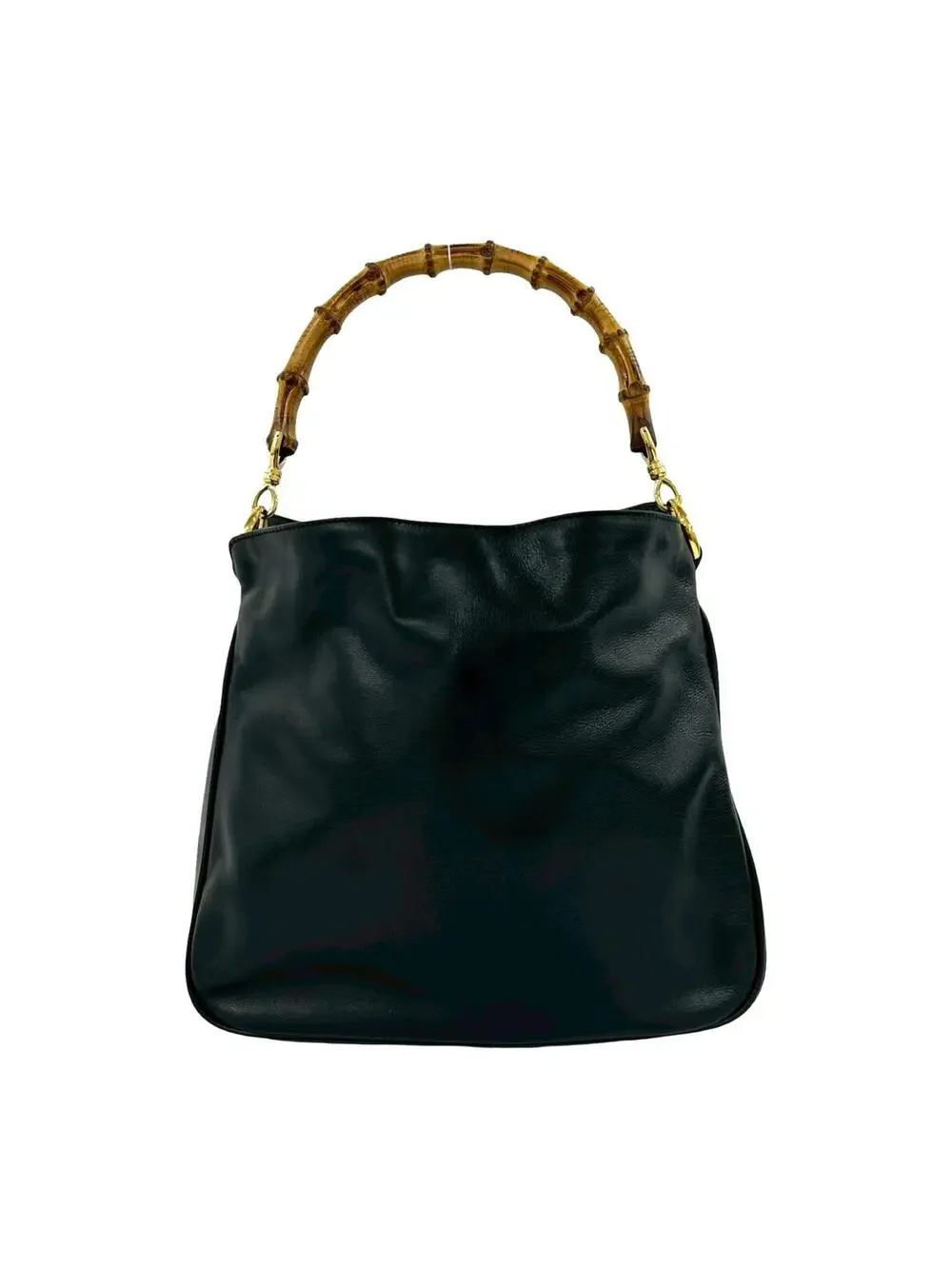 Gucci Vintage Bamboo Handle Open Hobo #317125G51B